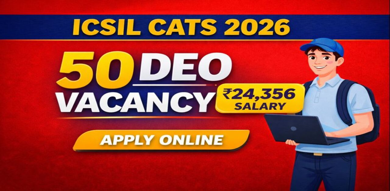 ICSIL CATS Data Entry Operator Recruitment 2026