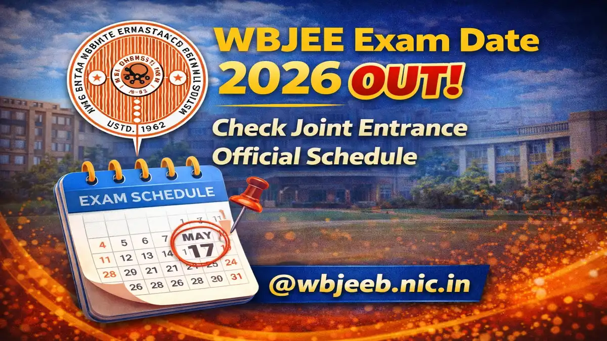WBJEE Exam Date 2026